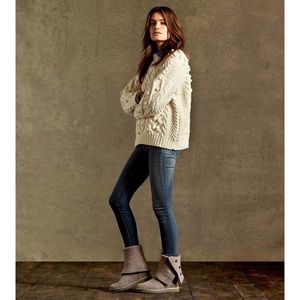 UGG knit cardy boots